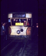 QBRY 601 BRIDGE PLAZA TERM LAST CAR 4-7-57